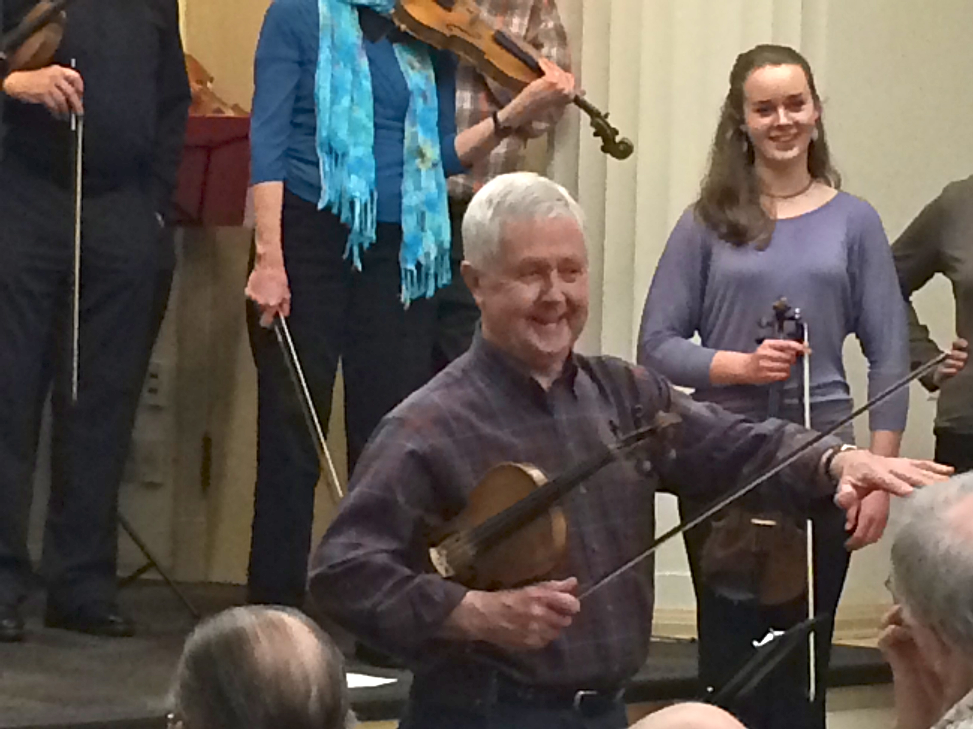 Calum MacKinnon -NW Scottish Fiddlers' music director, in addition to inspiring the group, is sure to have some great stories to share with everyone!