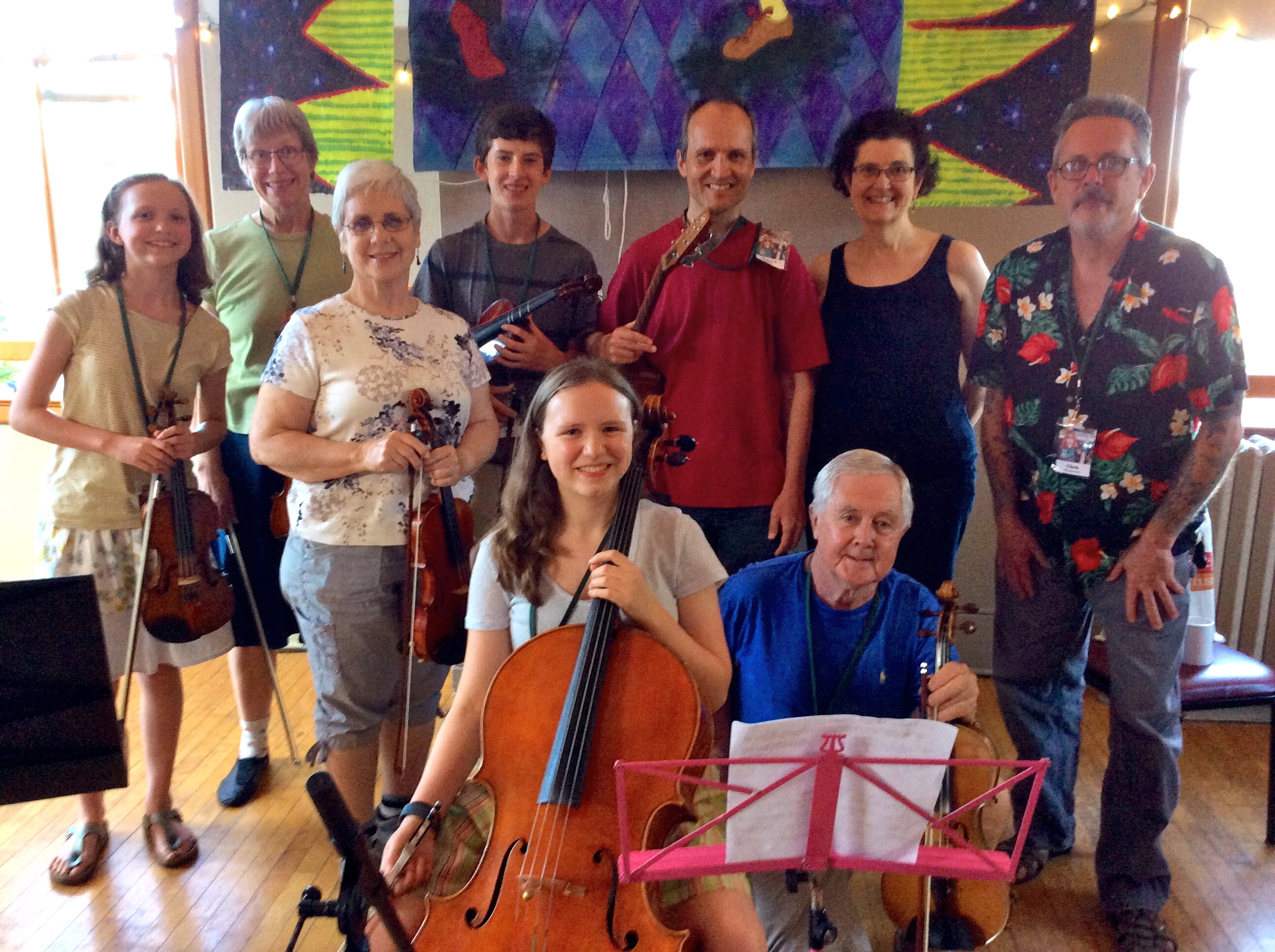 Fiddle Tunes 2015 Scottish fiddle class with instructor Calum MacKinnon.